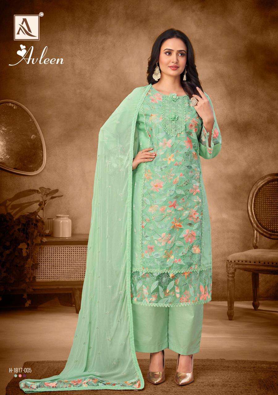 Alok Avleen Wholesale designer dress material in Vadodara