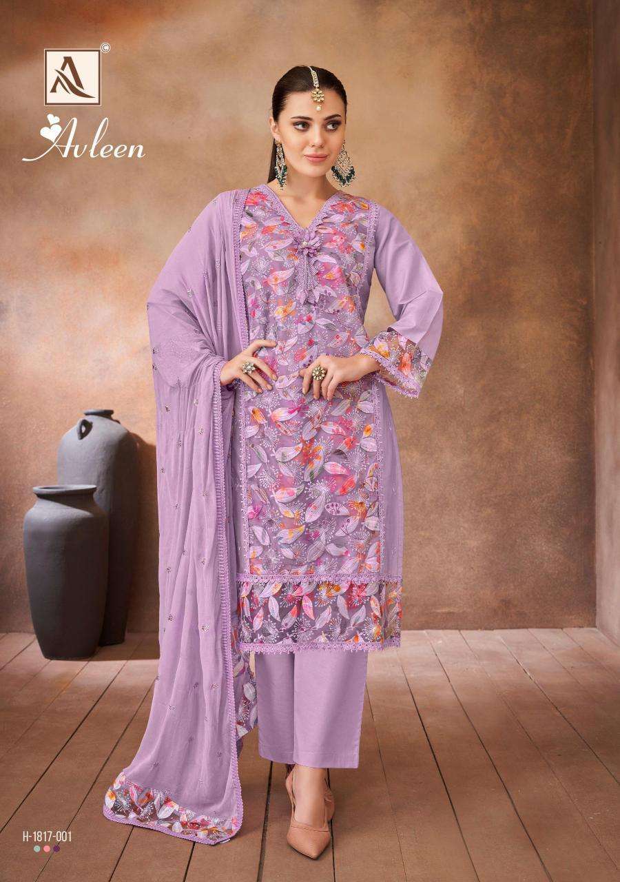 Alok Avleen Wholesale designer dress material in Vadodara