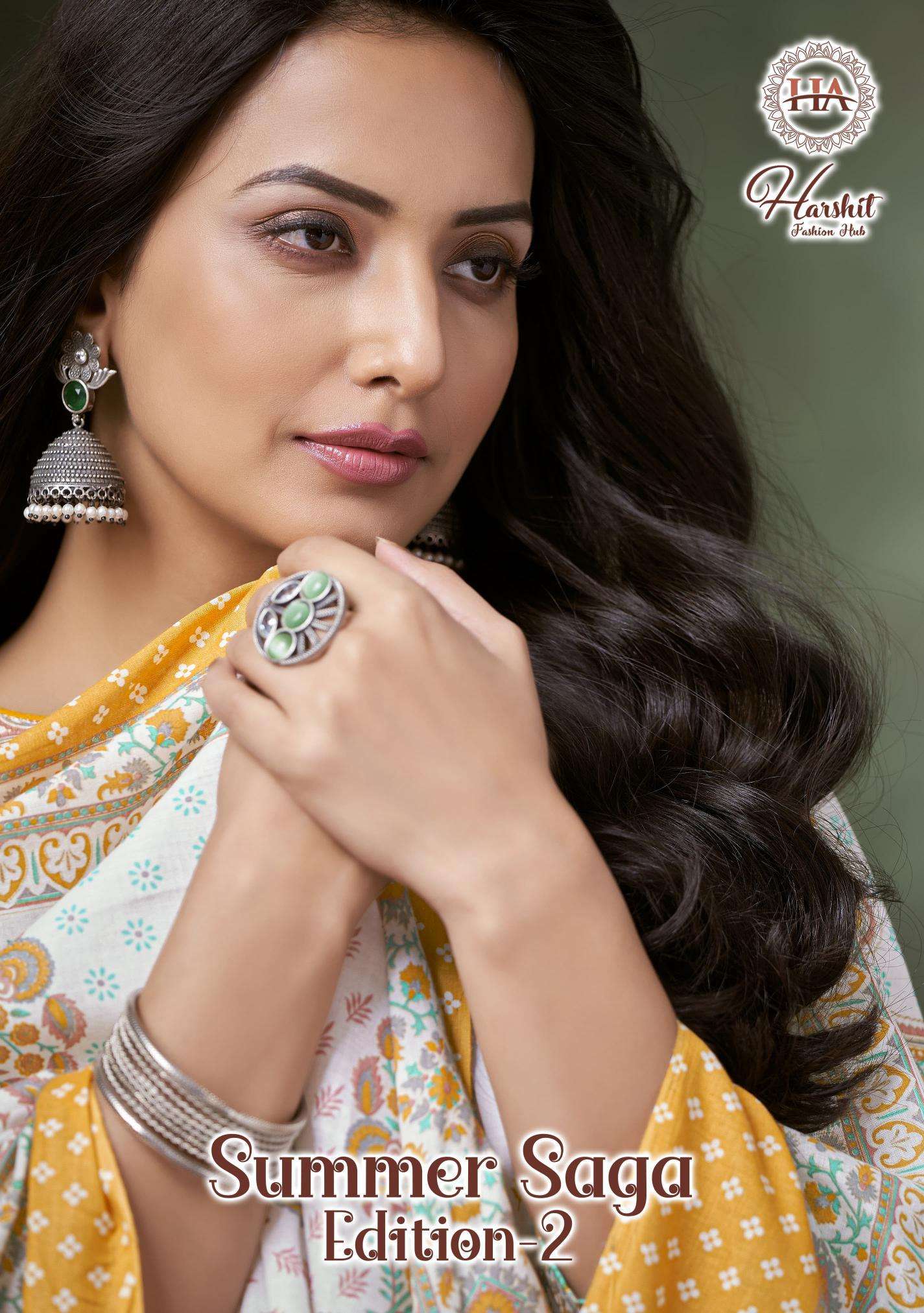 Alok Harshit Summer Saga Vol 2 Surat dress material market