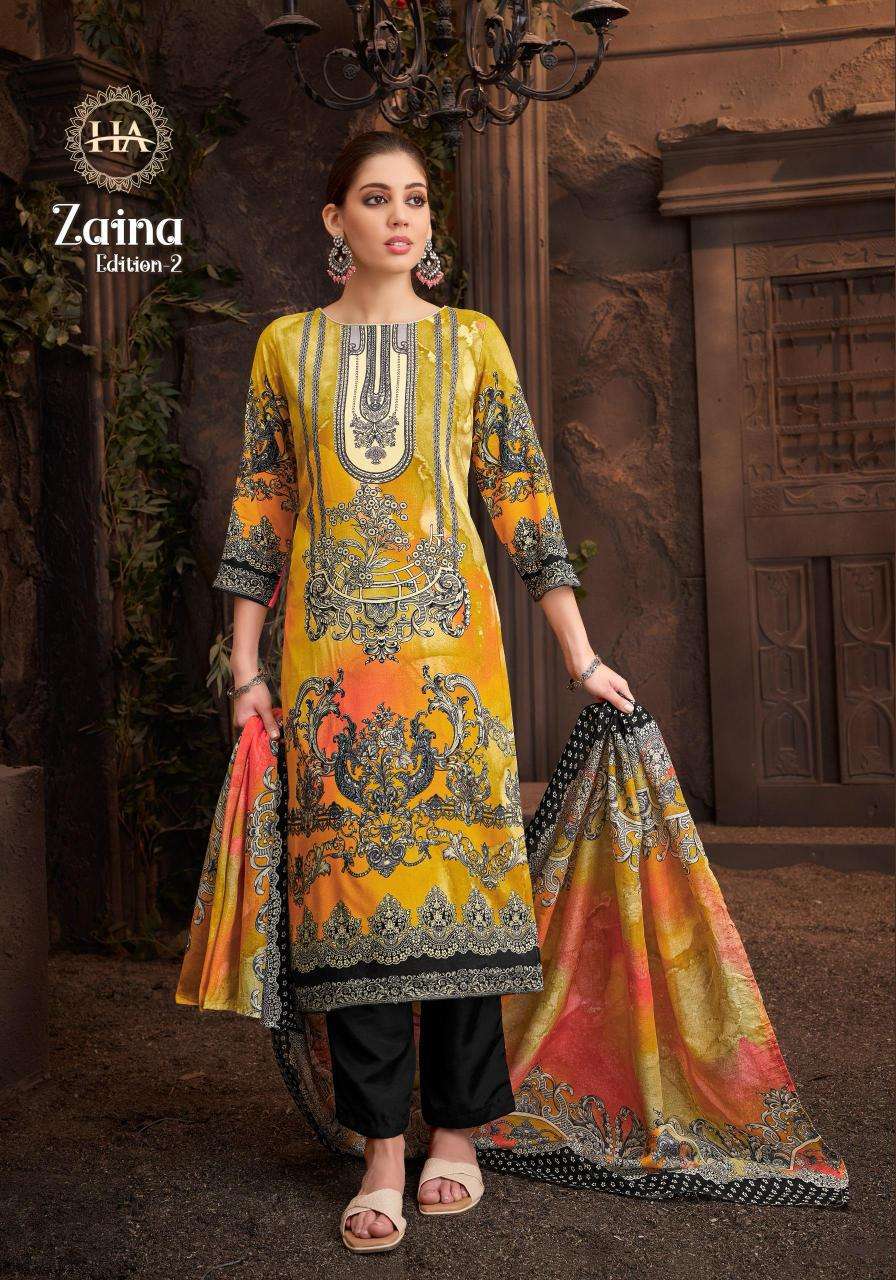 Alok Harshit Zaina vol 2 Cotton dress materials in Kolkata