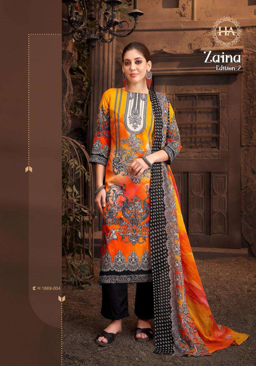 Alok Harshit Zaina vol 2 Cotton dress materials in Kolkata