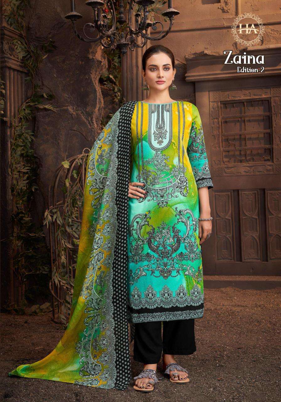 Alok Harshit Zaina vol 2 Cotton dress materials in Kolkata