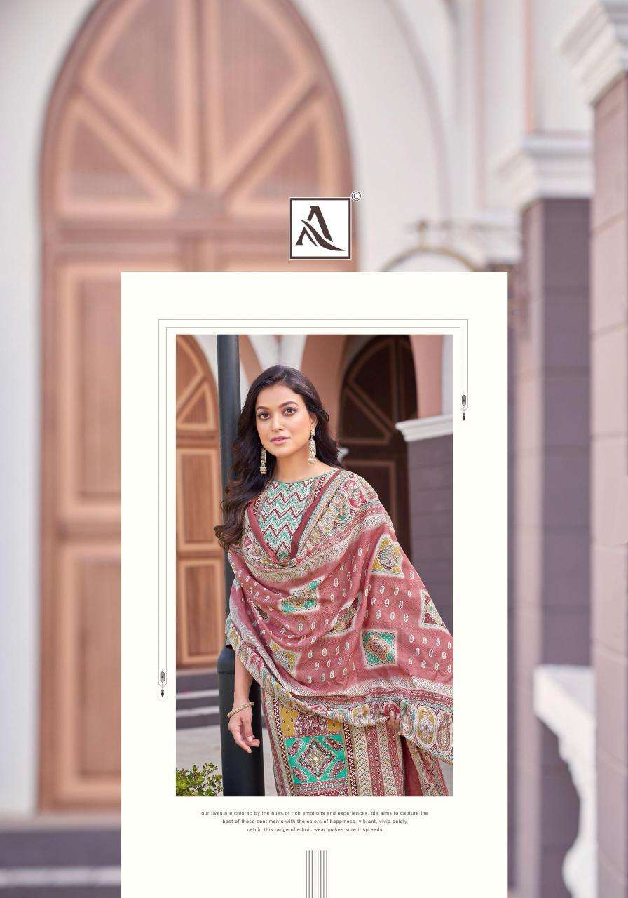 Alok Jaimala Nigaar Vol 34 Embroidered dress materials in Kolkata