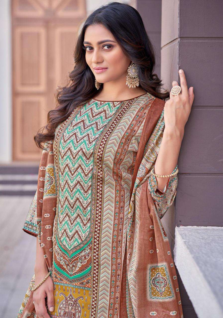 Alok Jaimala Nigaar Vol 34 Embroidered dress materials in Kolkata