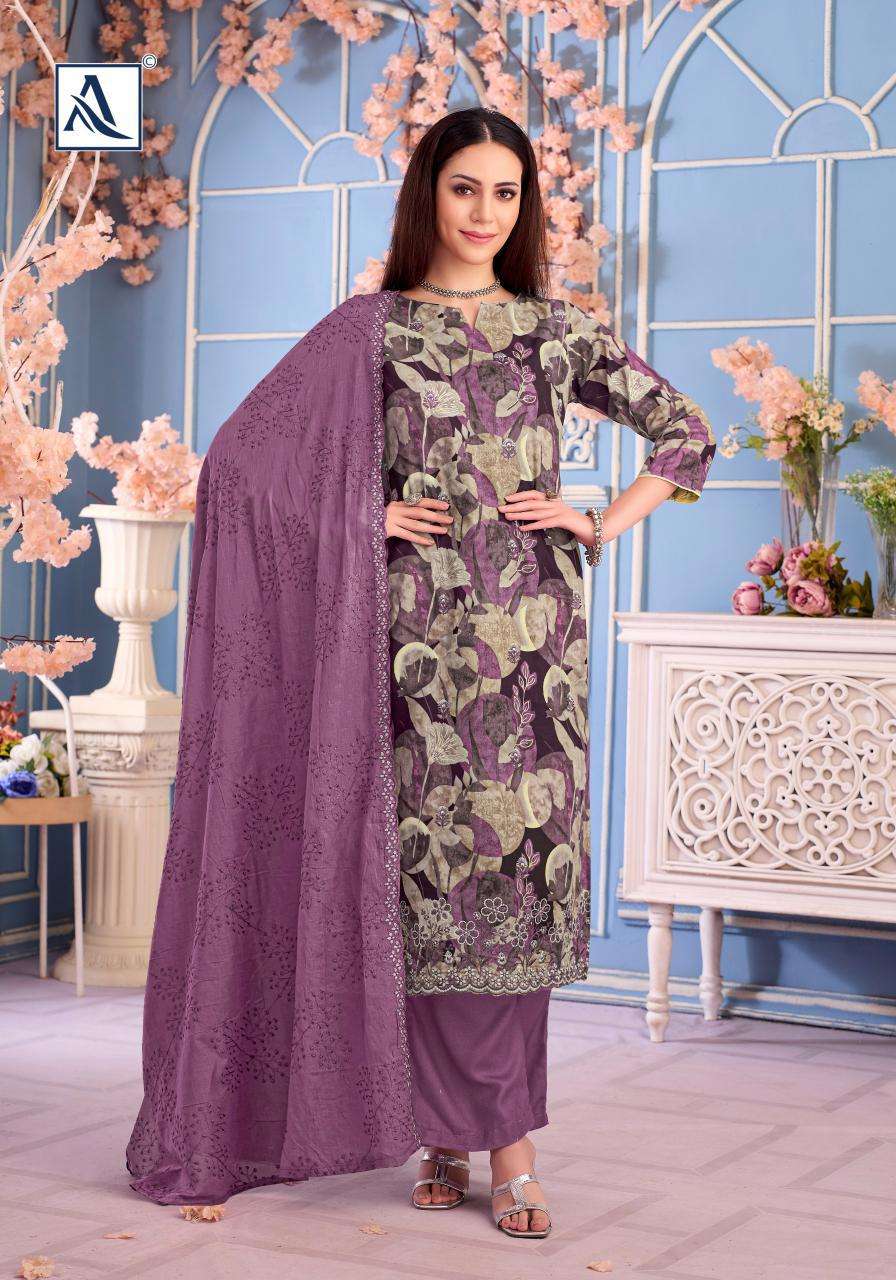 Alok Rizwana Indian dress materials wholesale in Mumbai