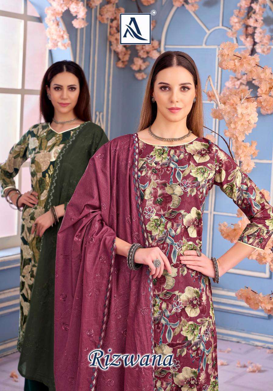 Alok Rizwana Indian dress materials wholesale in Mumbai