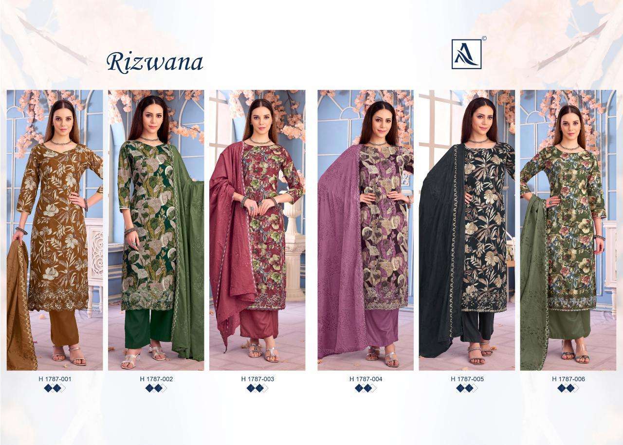 Alok Rizwana Indian dress materials wholesale in Mumbai