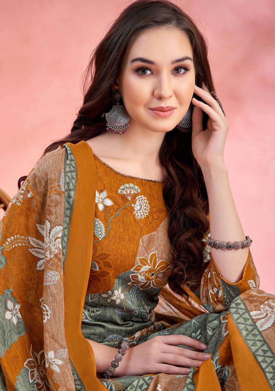 Alok Sunheri Wholesale cotton dress materials in Vadodara