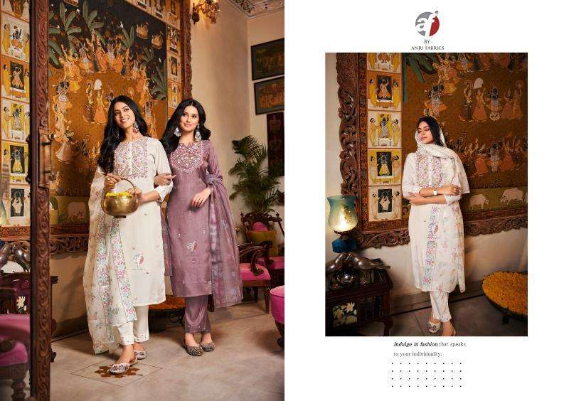 Anju Fabrics Golden Meadows vol 4 Kurti retail shops in Vadodara