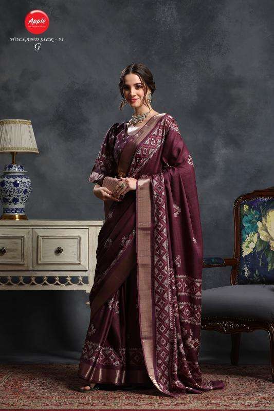 Apple Holland 51 Buy wholesale Saree