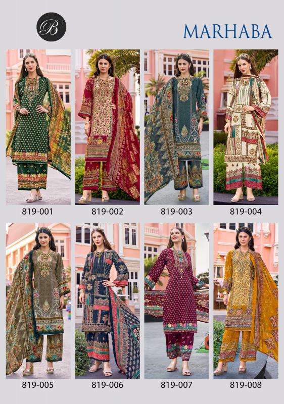 BelliZa Marhaba Cotton dress materials suppliers in Ahmedabad