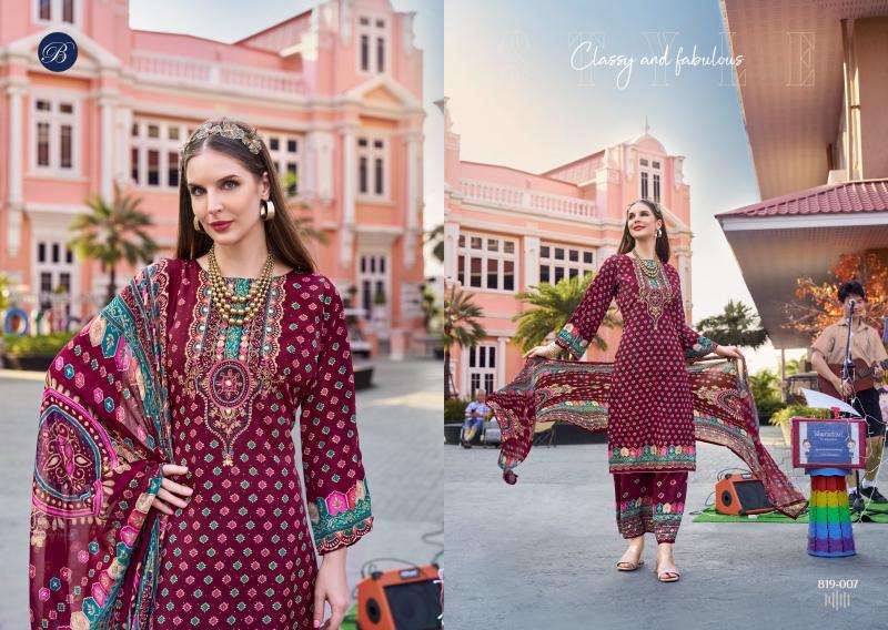 BelliZa Marhaba Cotton dress materials suppliers in Ahmedabad