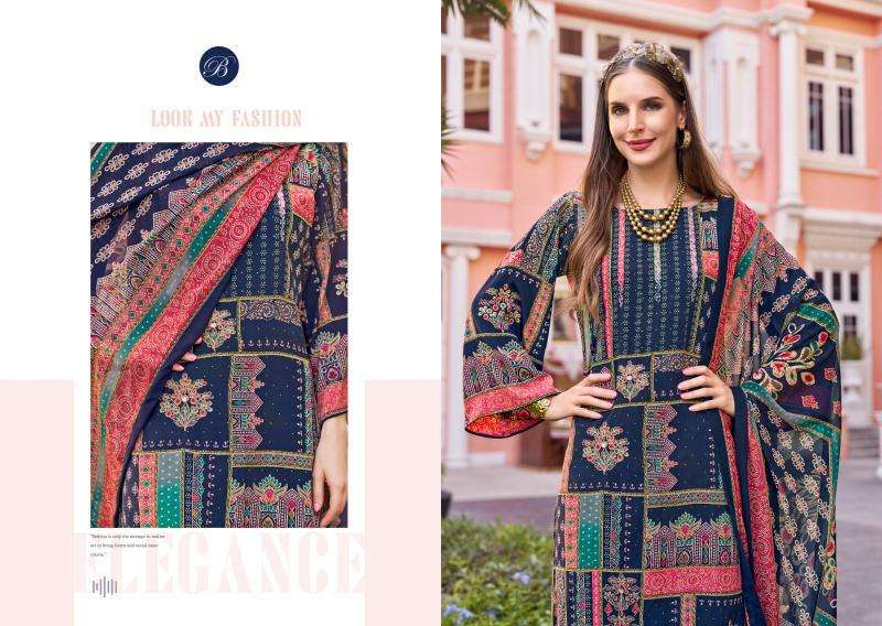 BelliZa Marhaba Cotton dress materials suppliers in Ahmedabad