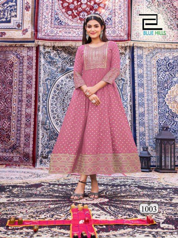 Blue Hills Butterfly vol 2 Latest Kurti designs for wholesale