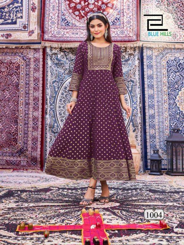 Blue Hills Butterfly vol 2 Latest Kurti designs for wholesale