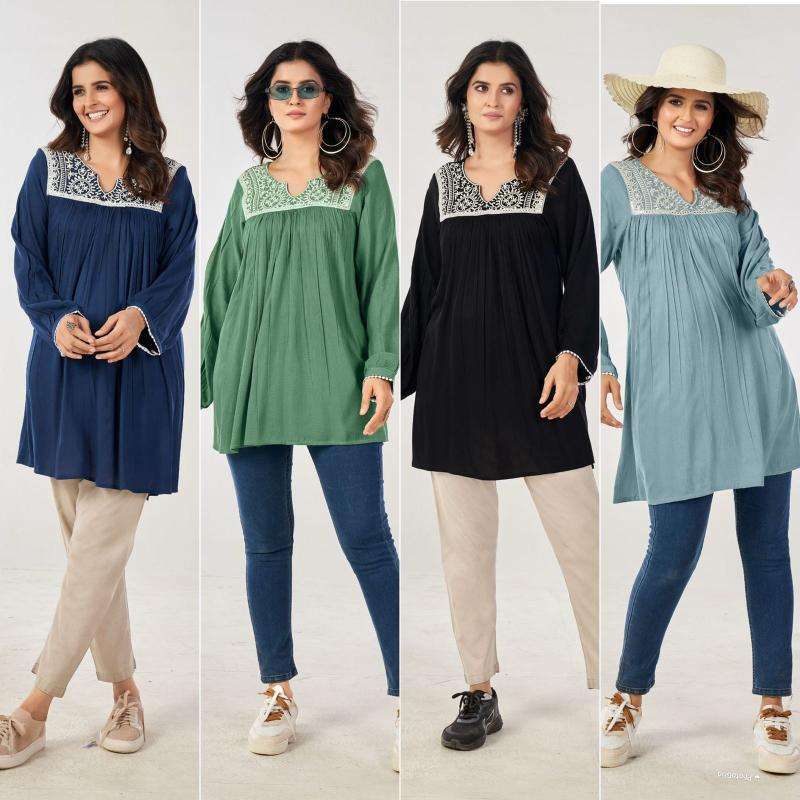 Blue Hills Tunic Nx Bulk Kurtis suppliers