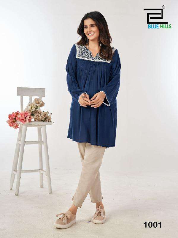 Blue Hills Tunic Nx Bulk Kurtis suppliers