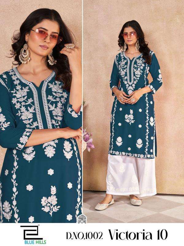 Blue Hills Victoria Vol 10 Wholesale Kurti Suppliers in Ahmedabad