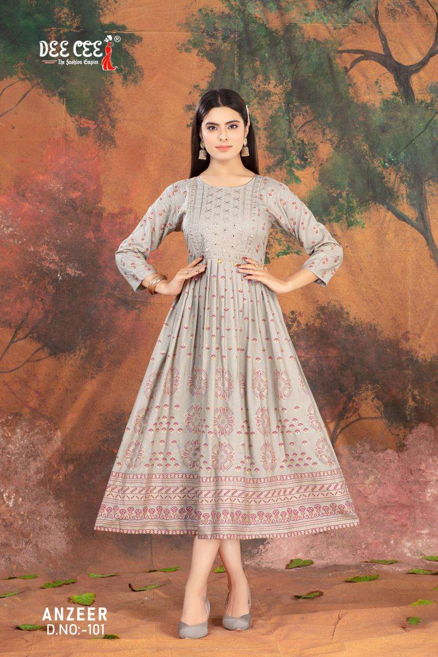 Deecee Anzeer Kurti suppliers in Delhi