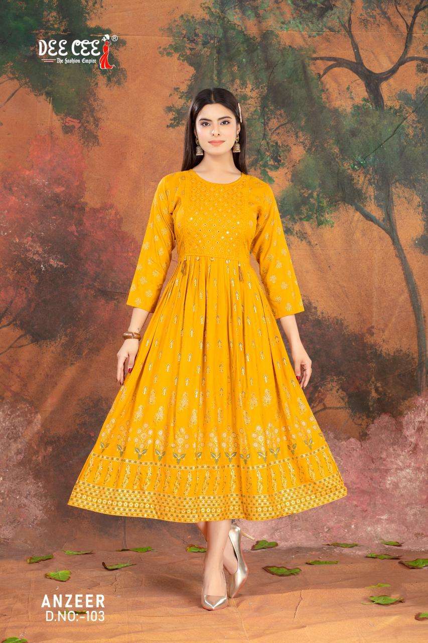 Deecee Anzeer Kurti suppliers in Delhi