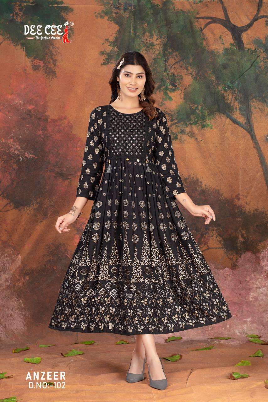 Deecee Anzeer Kurti suppliers in Delhi