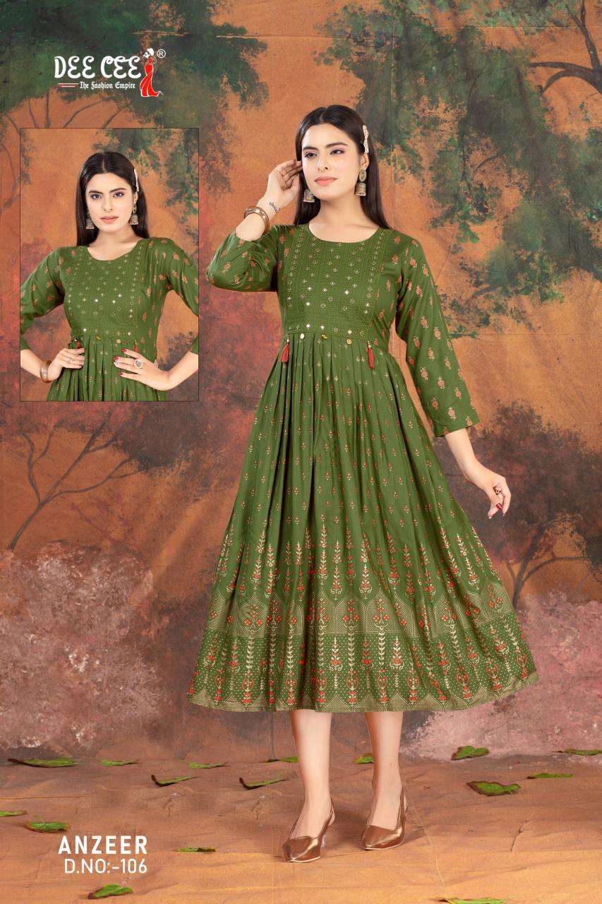 Deecee Anzeer Kurti suppliers in Delhi