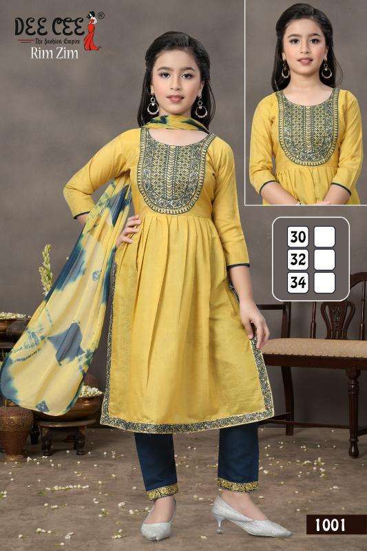 Deecee Rim Zim Latest Kurti designs for wholesale