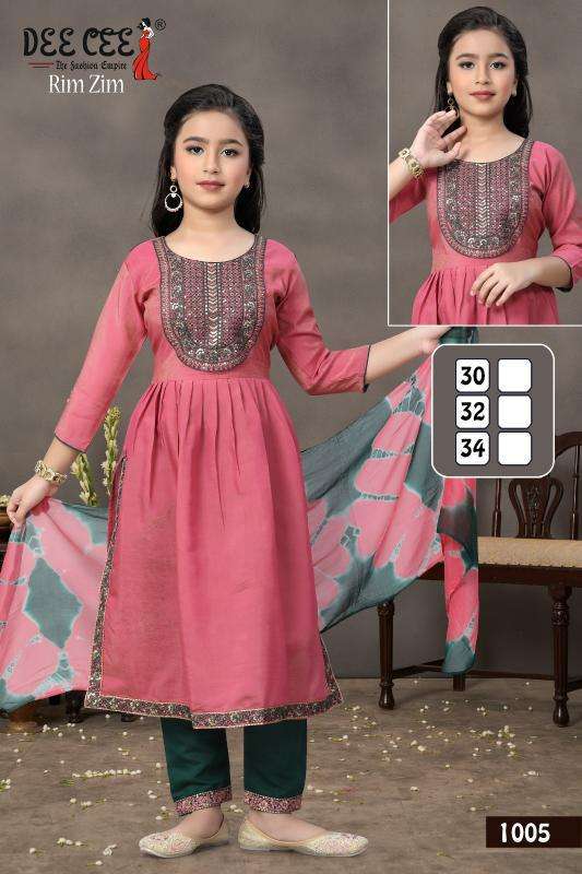 Deecee Rim Zim Latest Kurti designs for wholesale