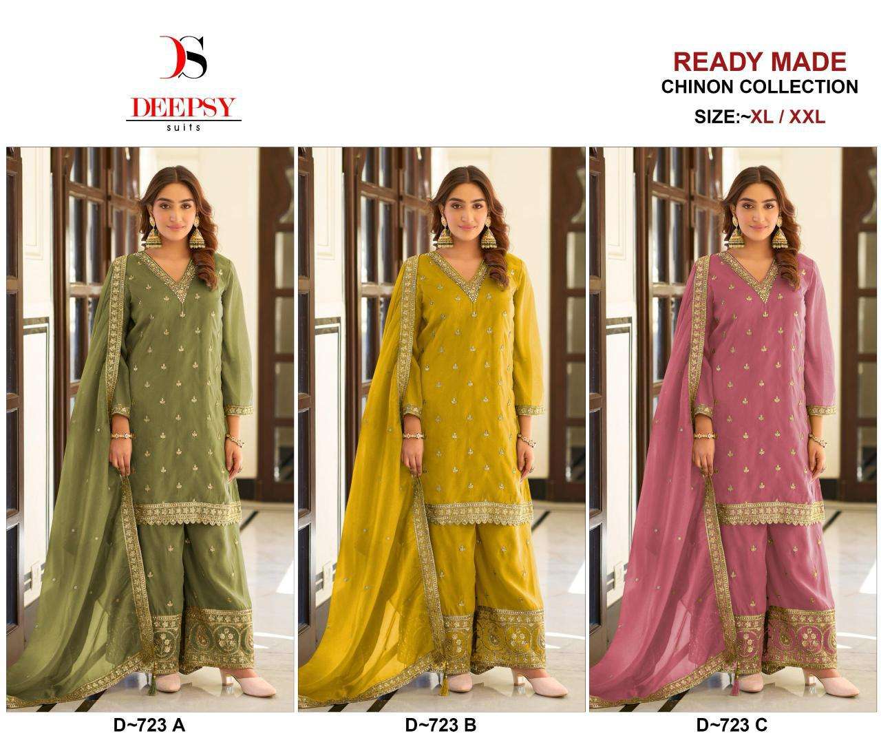 Deepsy 723 Ladies salwar suits wholesale in Surat