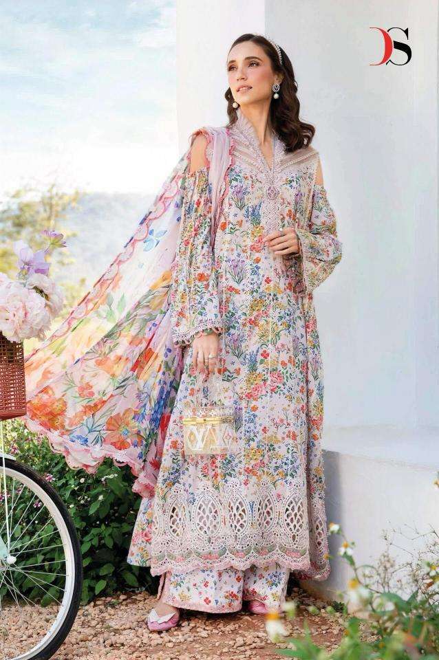 Deepsy M Print Spring Summer 25 Cotton Dupatta Surat embroidered salwar kameez wholesale