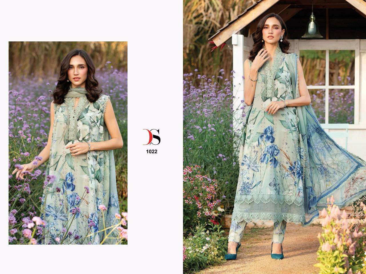 Deepsy M Print Spring Summer 25 Cotton Dupatta Surat embroidered salwar kameez wholesale