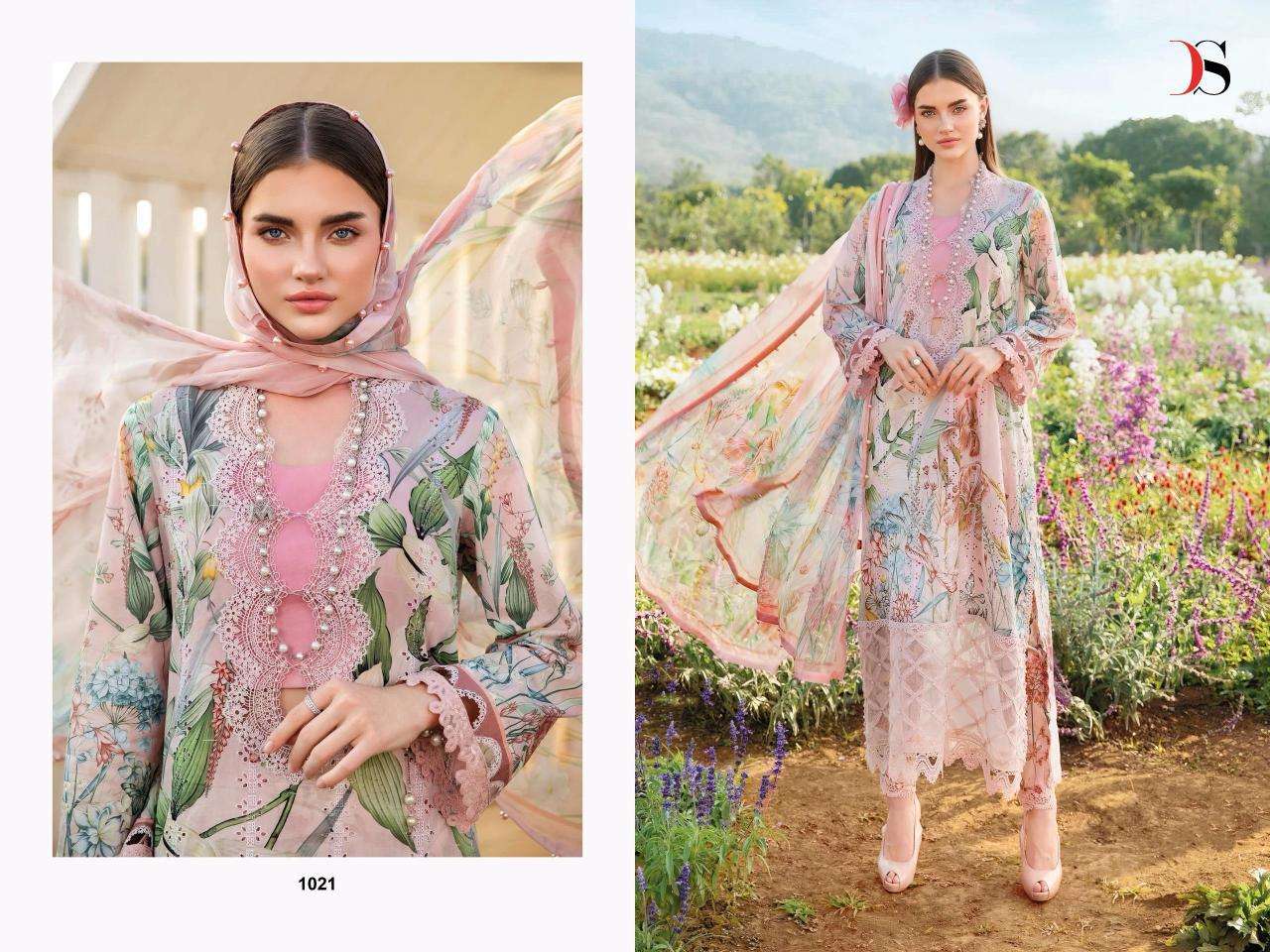 Deepsy M Print Spring Summer 25 Cotton Dupatta Surat embroidered salwar kameez wholesale