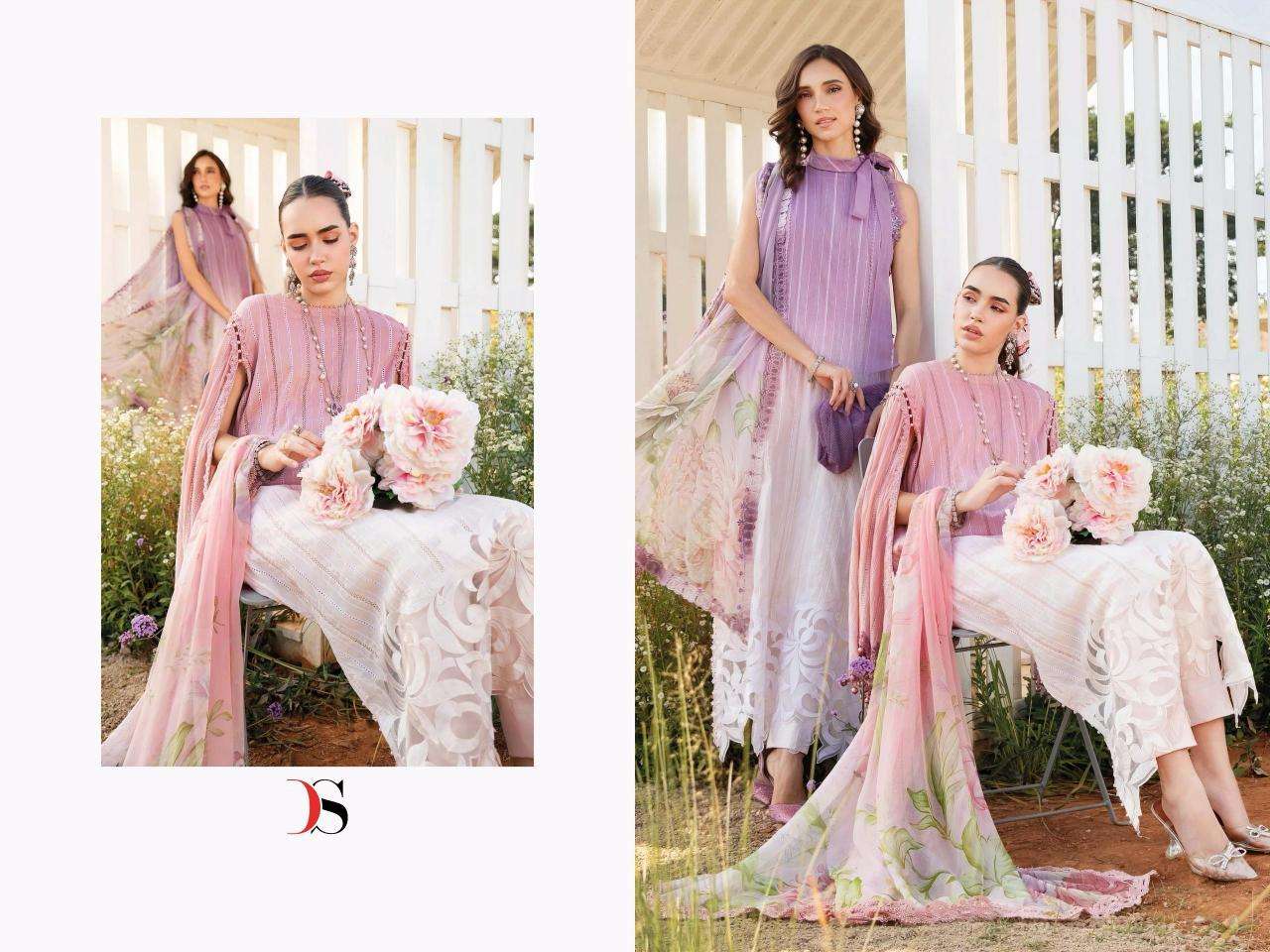 Deepsy M Print Spring Summer 25 Cotton Dupatta Surat embroidered salwar kameez wholesale