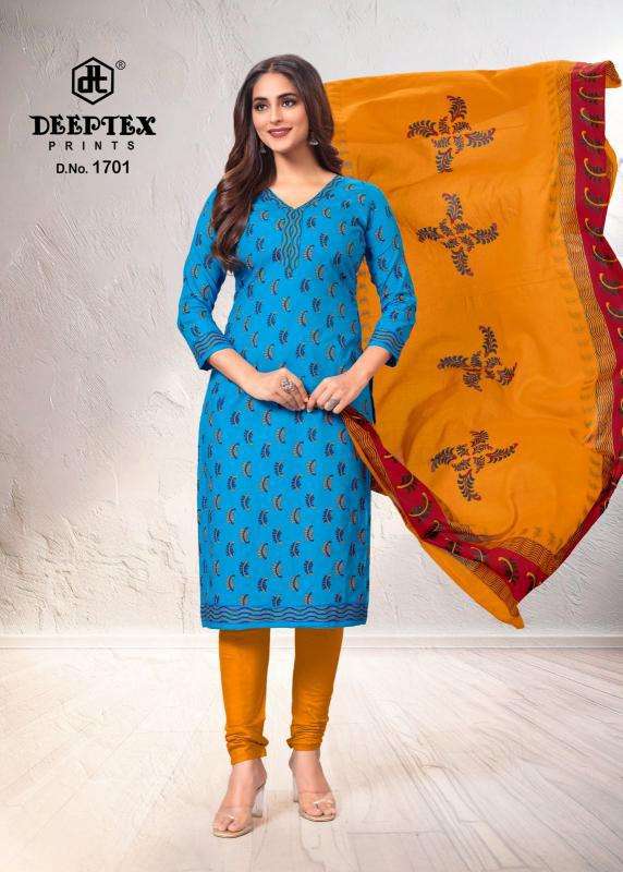 Deeptex Tradition Vol-17 Ladies dress materials in Gujarat