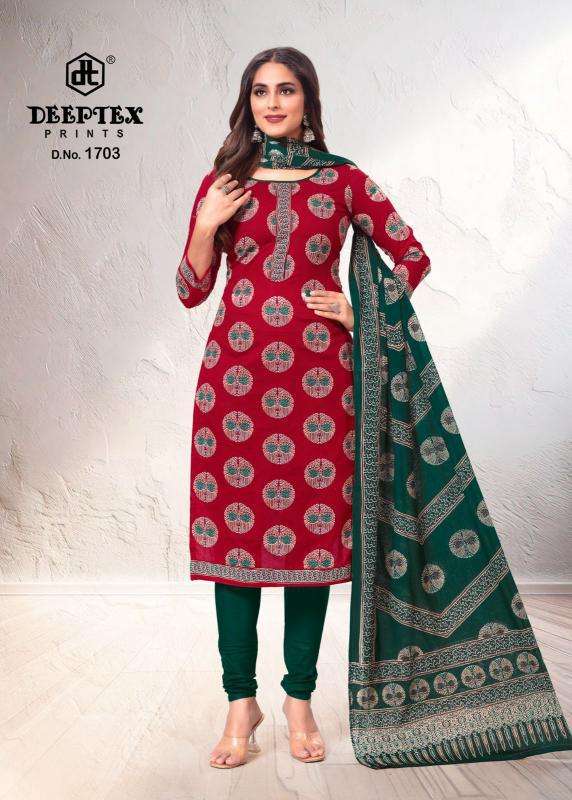 Deeptex Tradition Vol-17 Ladies dress materials in Gujarat