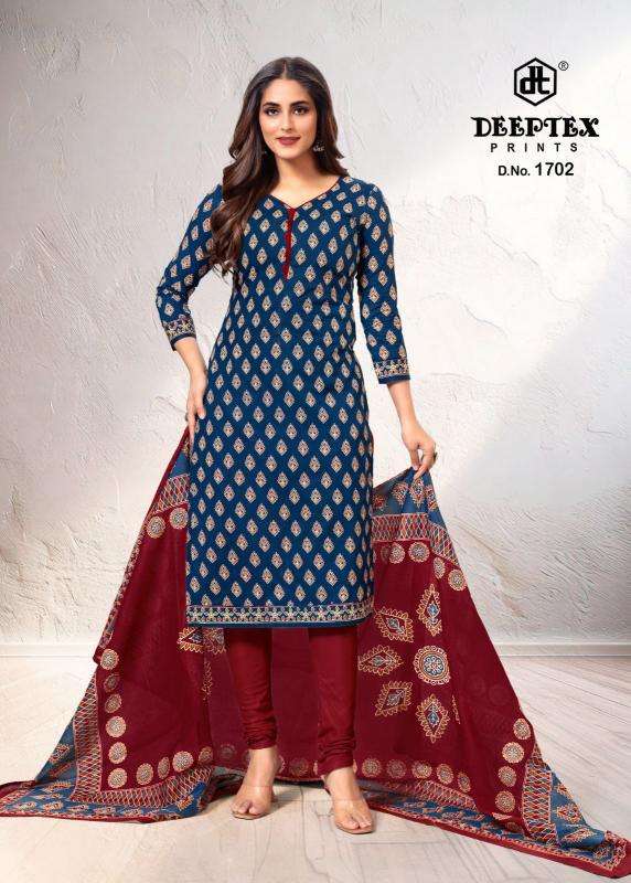 Deeptex Tradition Vol-17 Ladies dress materials in Gujarat