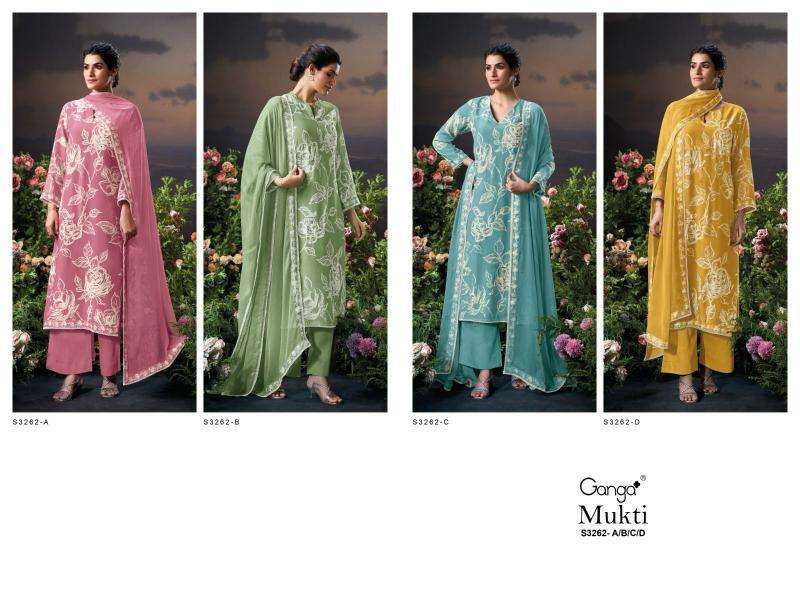 Ganga Mukti 3262 Pakistani suits wholesale price