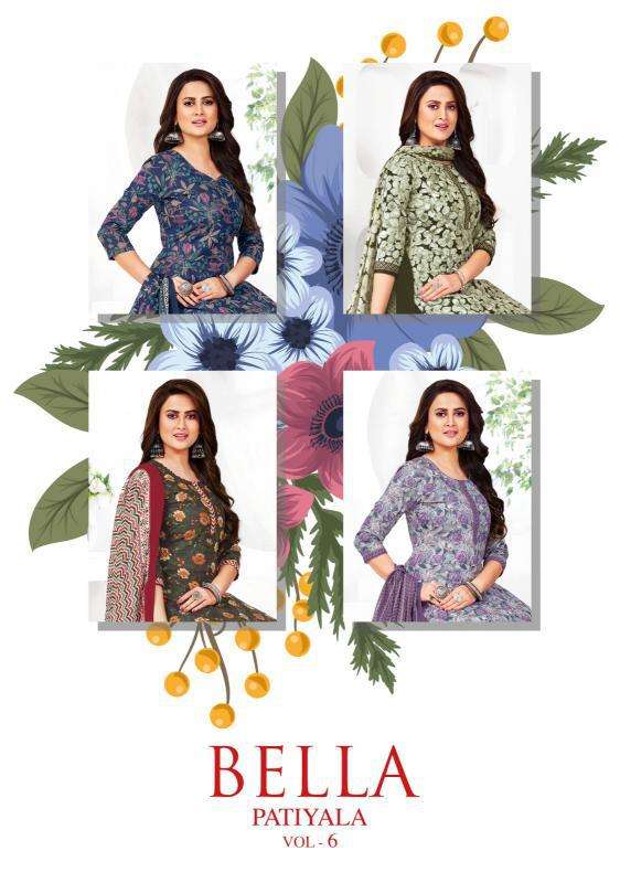 Ganpati Bella Patiyala Vol-06 Wholesale unstitched dress materials in Vadodara