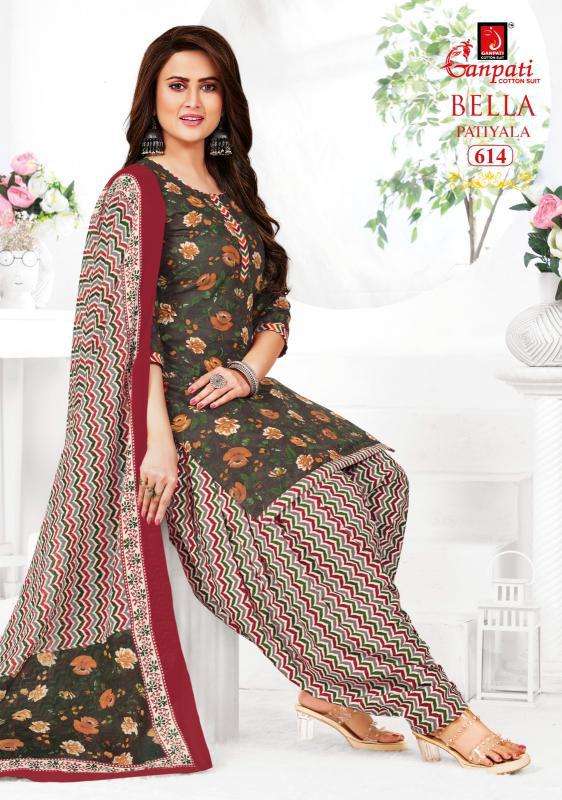 Ganpati Bella Patiyala Vol-06 Wholesale unstitched dress materials in Vadodara