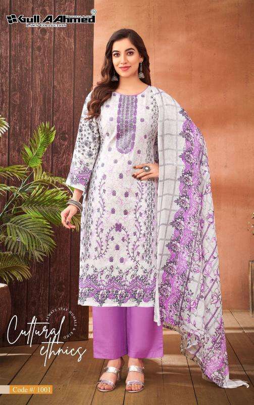 Gull AAhmed Zara  Vol-1 Cotton dress material wholesale market in Vadodara