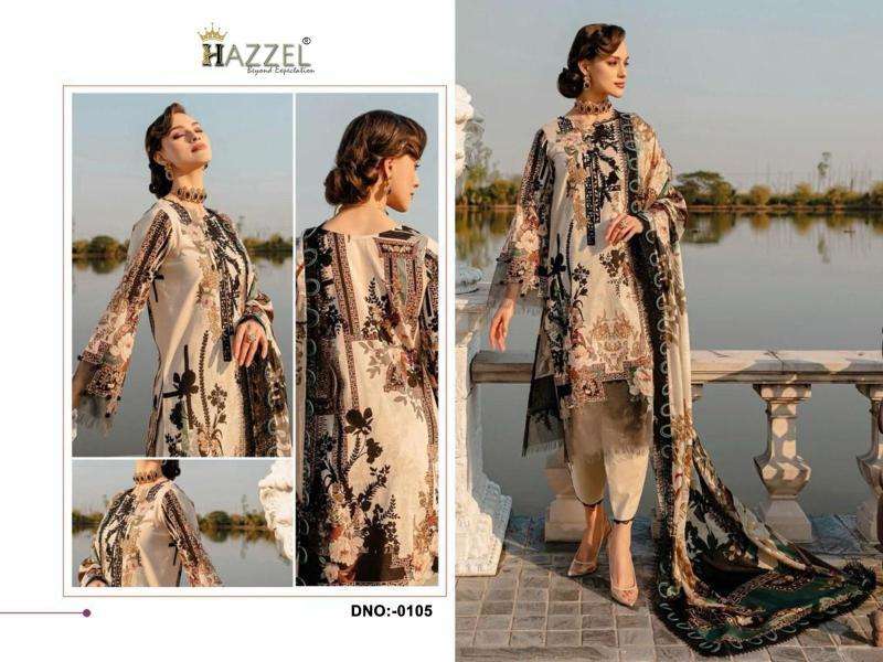 Hazzel Eid Collection Blockbuster vol 1 Chiffon Duppatta Pakistani georgette suits wholesale