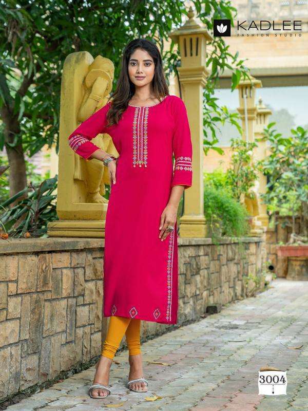 Kadlee Chanchal Kurtis with mirror work