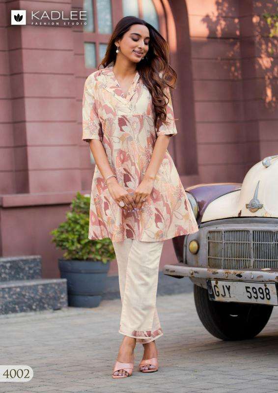 Kadlee Vrunda winter co ord set Kurti wholesalers in India