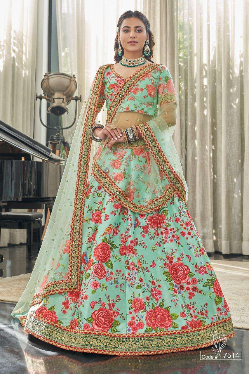 Kapda Thread 7514 lehenga choliSuppliers in Mumbai