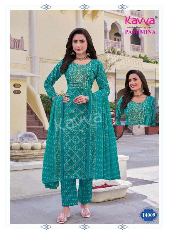 Kavya Pashmina Vol 13 Kurti showroom in Vadodara