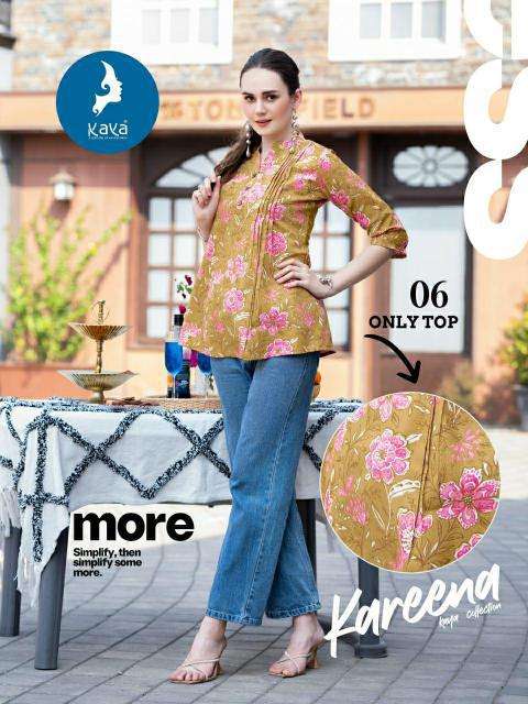 Kaya Kareena Kurti top wholesale in surat