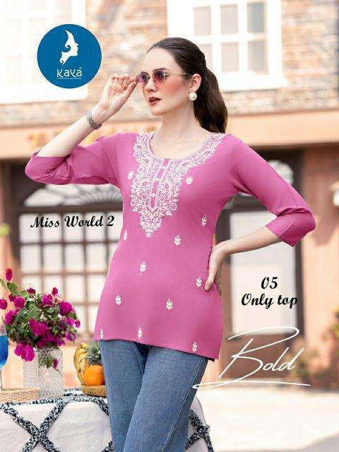 Kaya Miss World 2 Kurti wholesale