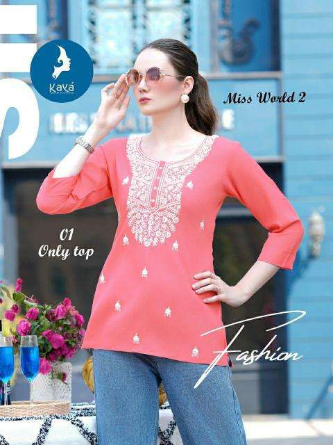 Kaya Miss World 2 Kurti wholesale