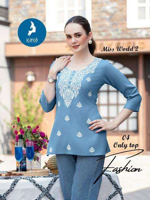 Kaya Miss World 2 Kurti wholesale