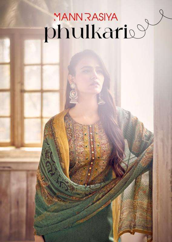 Mannrasiya Phulkari Wholesale dress materials online